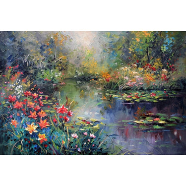 Impressionist Flower Canvas